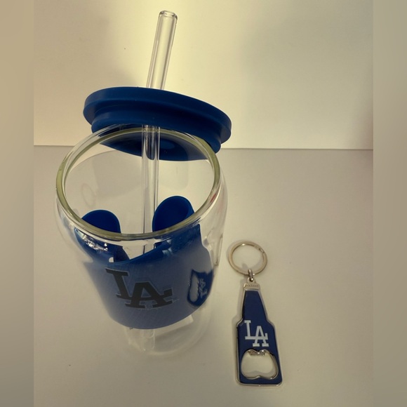 Los Angeles Dodgers Glass & Keychain - Picture 7 of 10